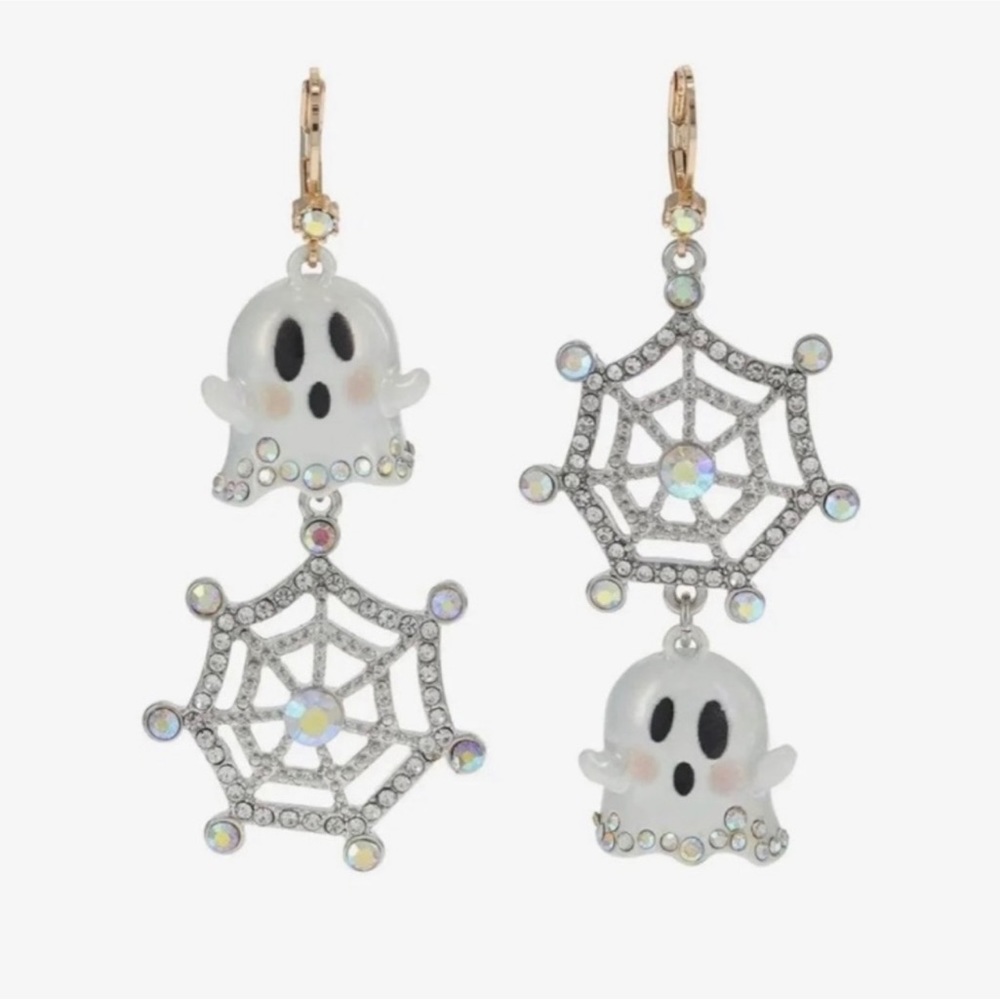 Betsey Johnson ghost web mix matched NWT - Picture 3 of 4